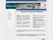Tablet Screenshot of metalex.com.mk
