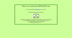 Desktop Screenshot of metalex.com